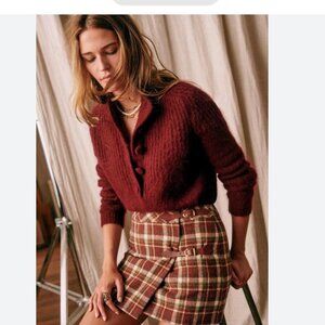 Sezane EUC Tom Jumper in Burgundy size M